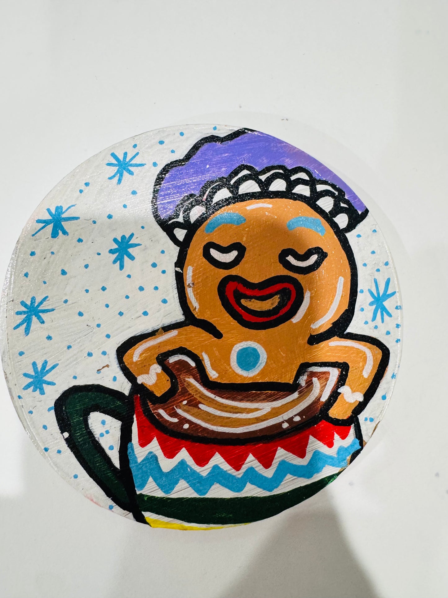 Gingerbread man hot tub